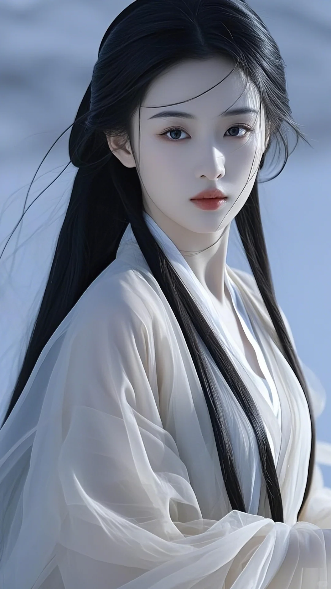 清冷汉服美人图片素材