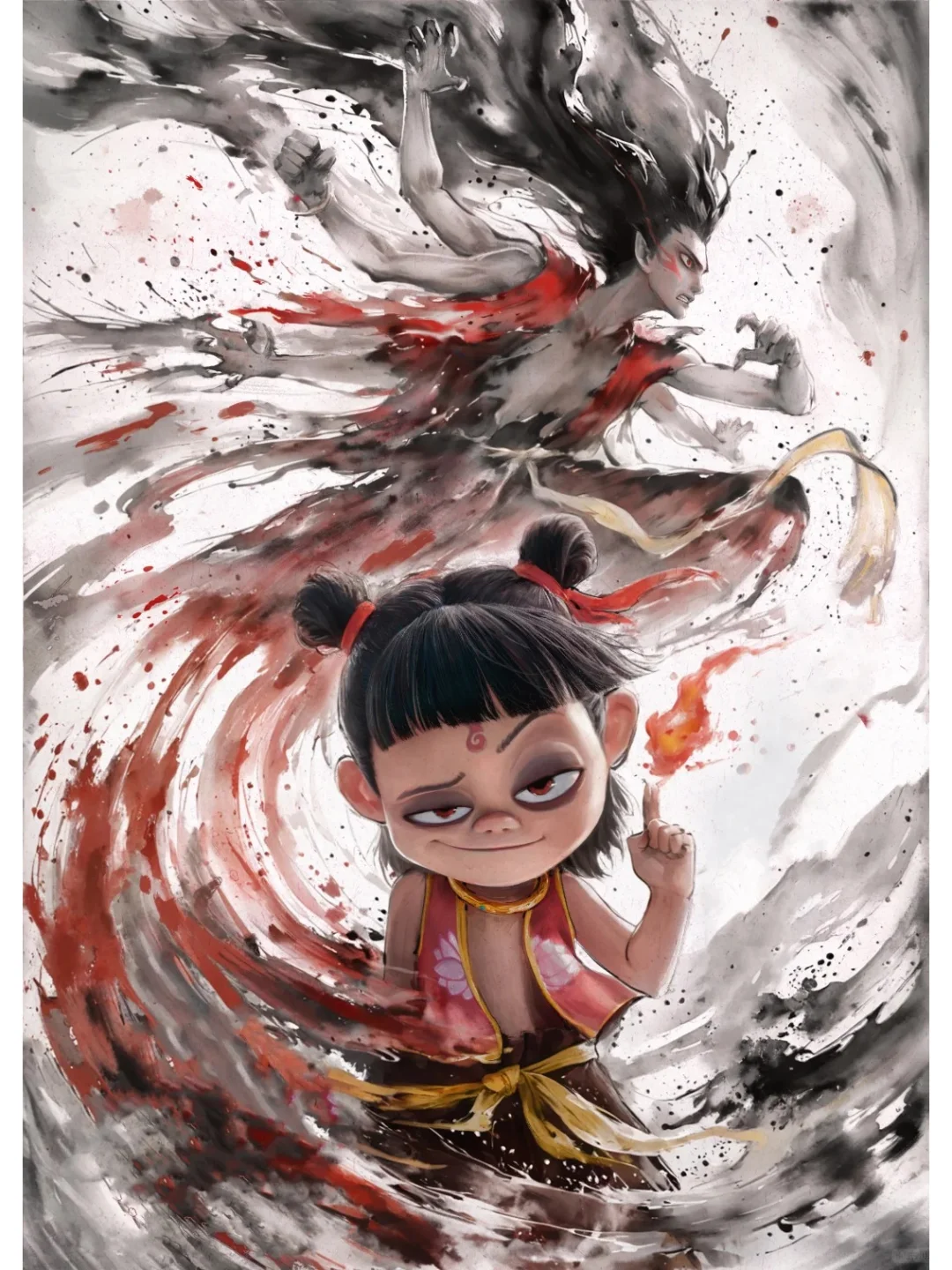 裸辞后去除焦虑的电影《哪吒2》