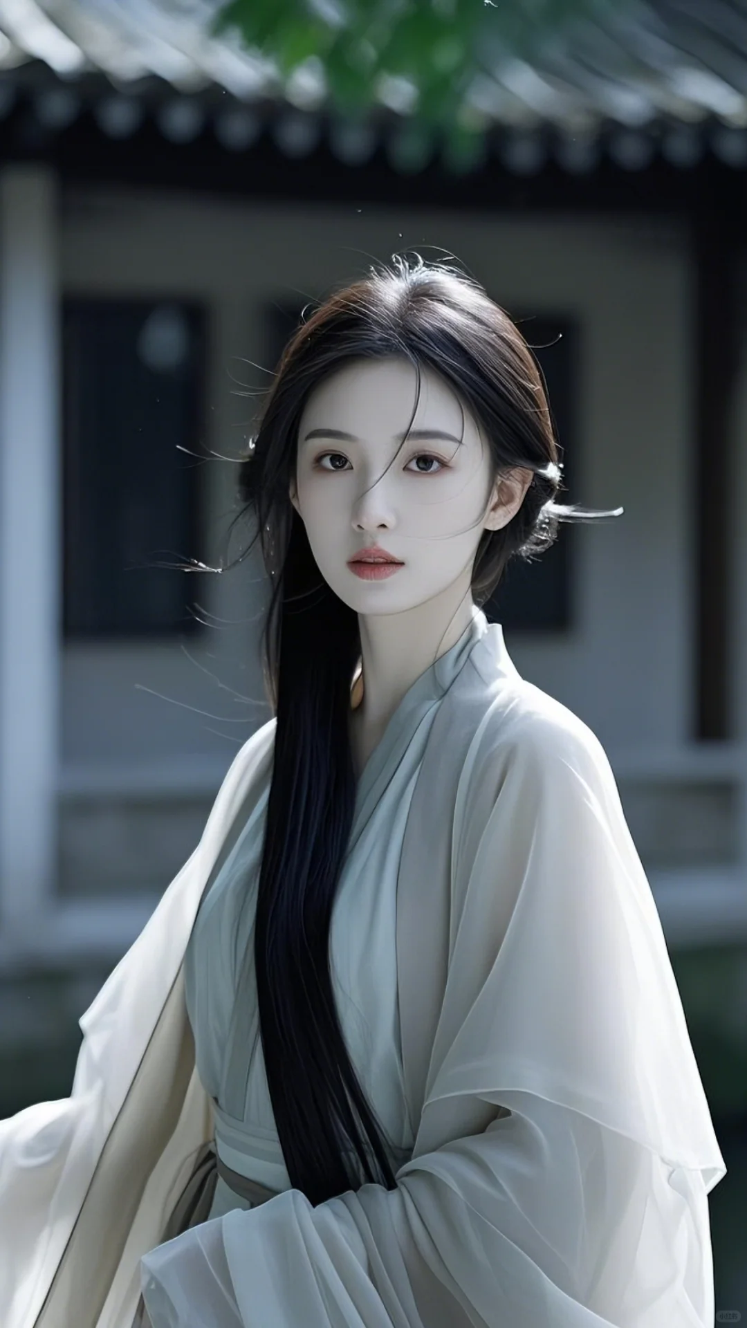 清冷汉服美人图片素材