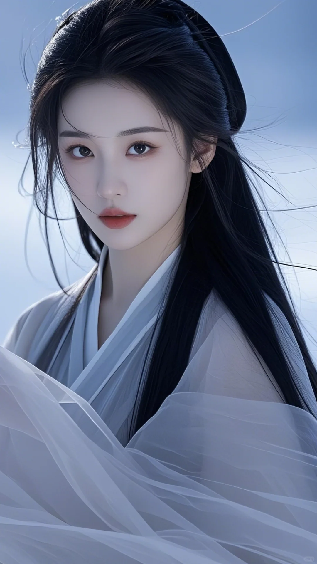 清冷汉服美人图片素材