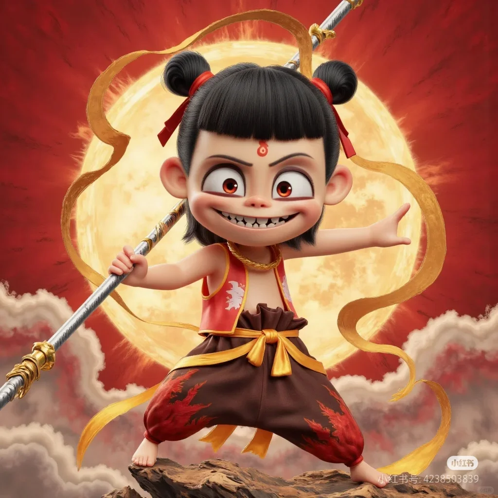 受到中国朋友们的强烈推荐我去看了哪吒...