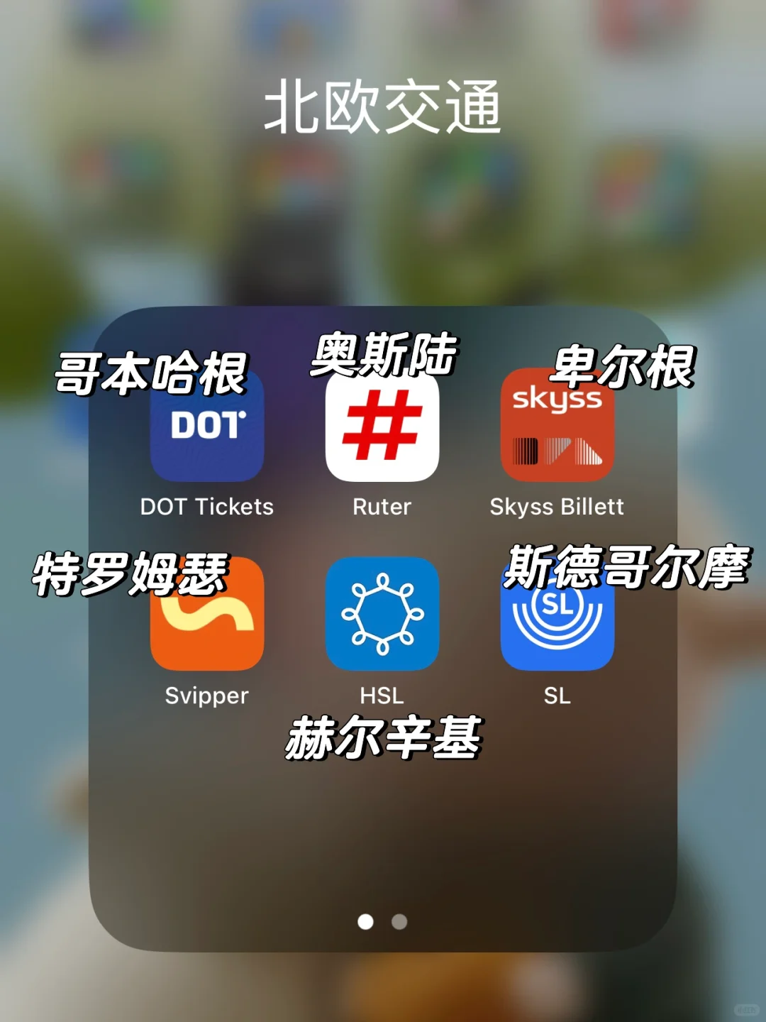 北欧交通篇｜只需几个app就可以走遍北欧大地