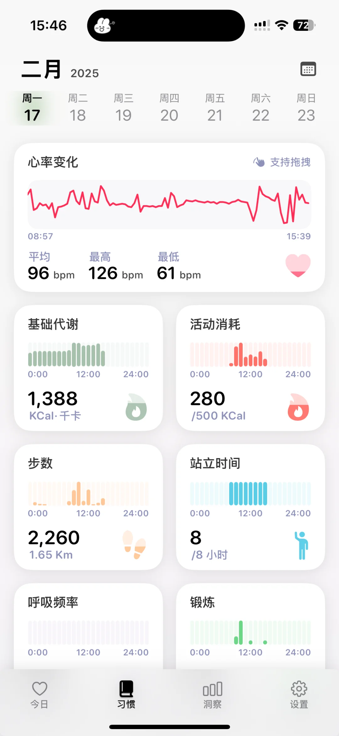 Apple Watch赛博中医养生app