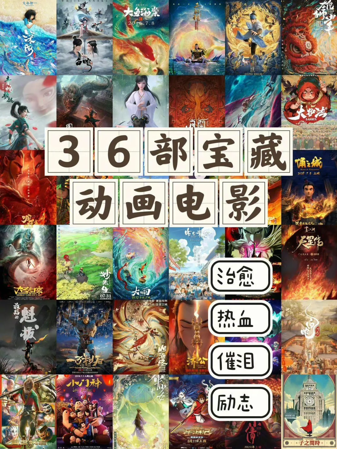 36部和《哪吒2》一样好看的电影