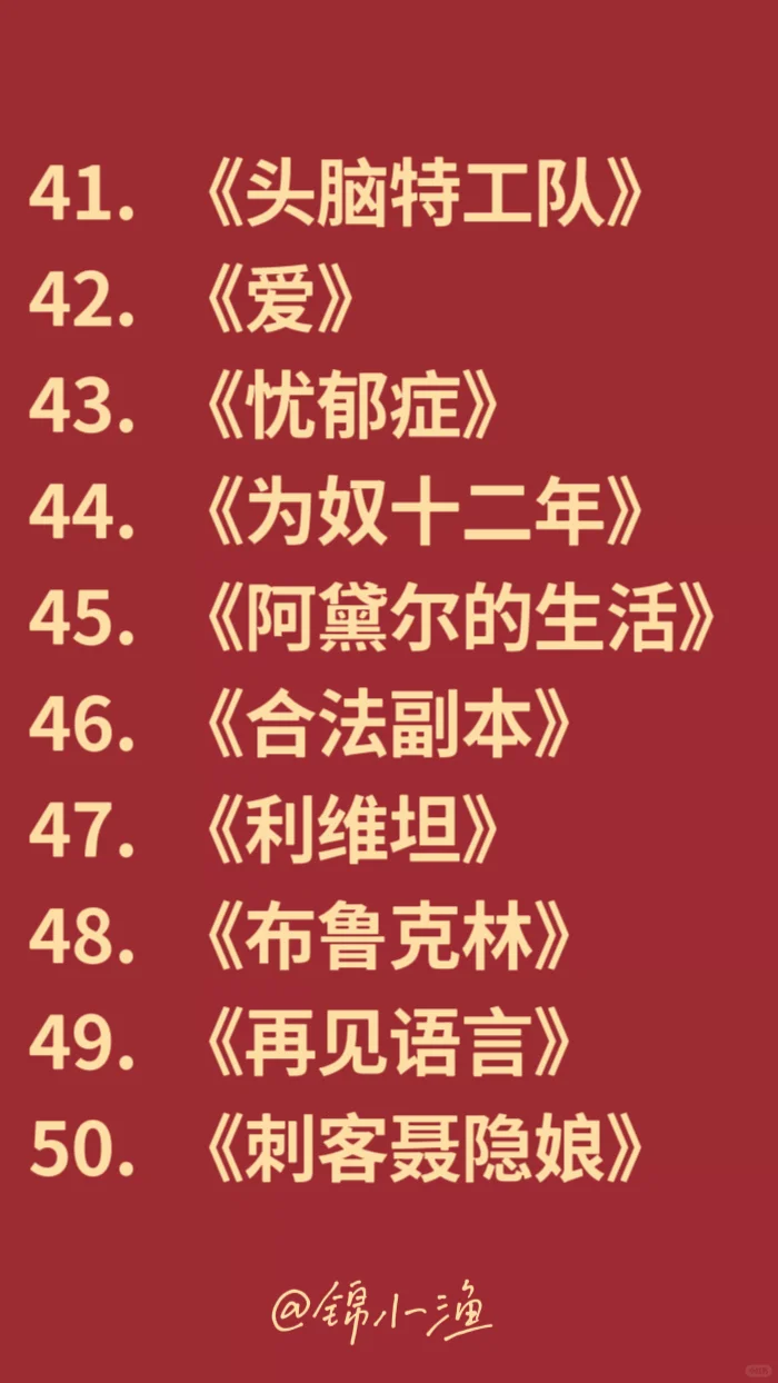 BBC 评出的 21 世纪的百大电影