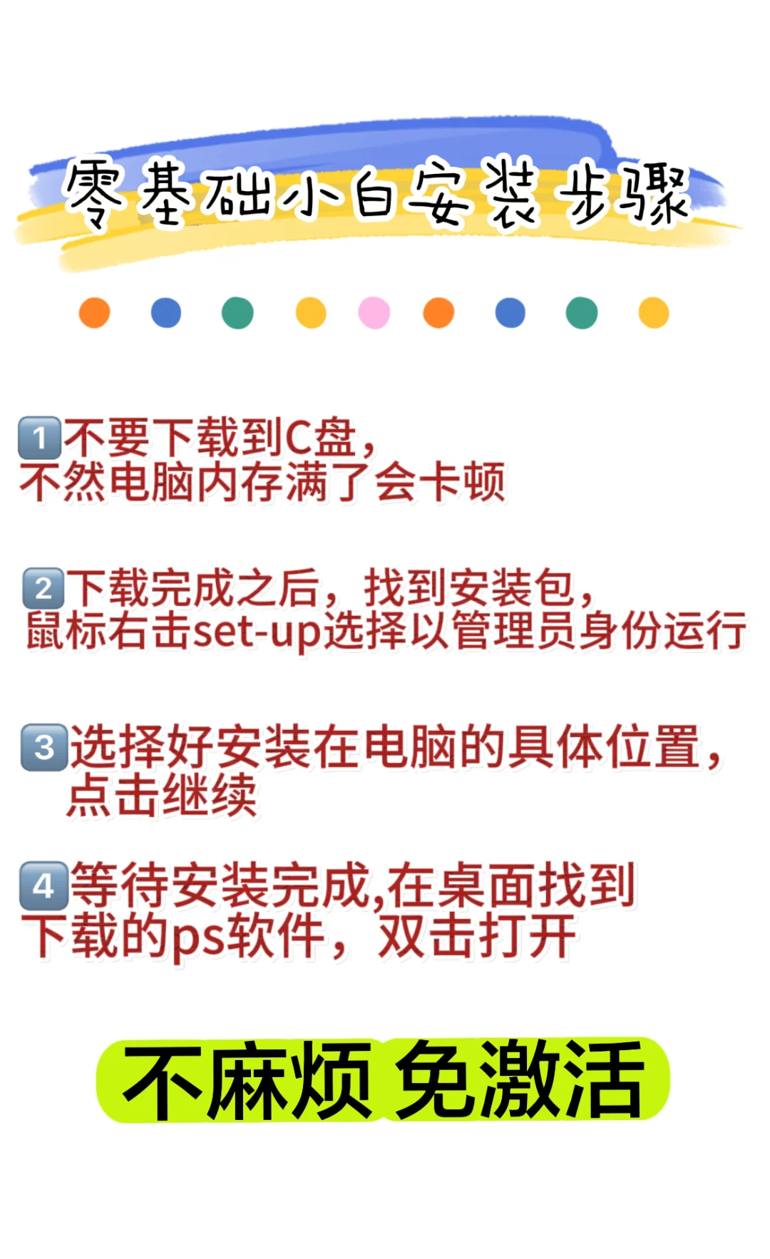 ps2025最新版安装包附教程来喽🔥