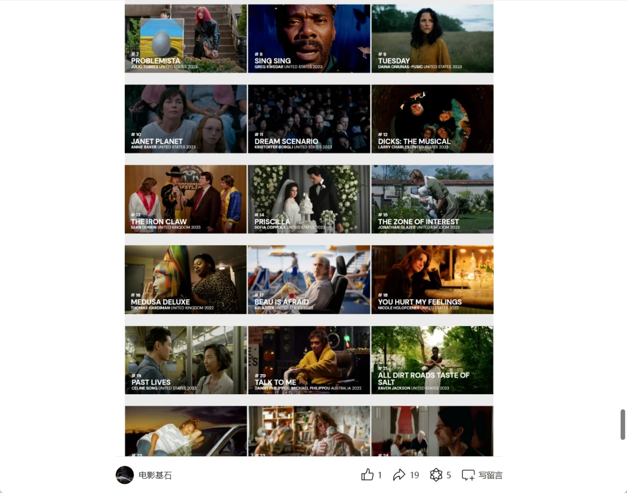 A24出品电影全收录片单