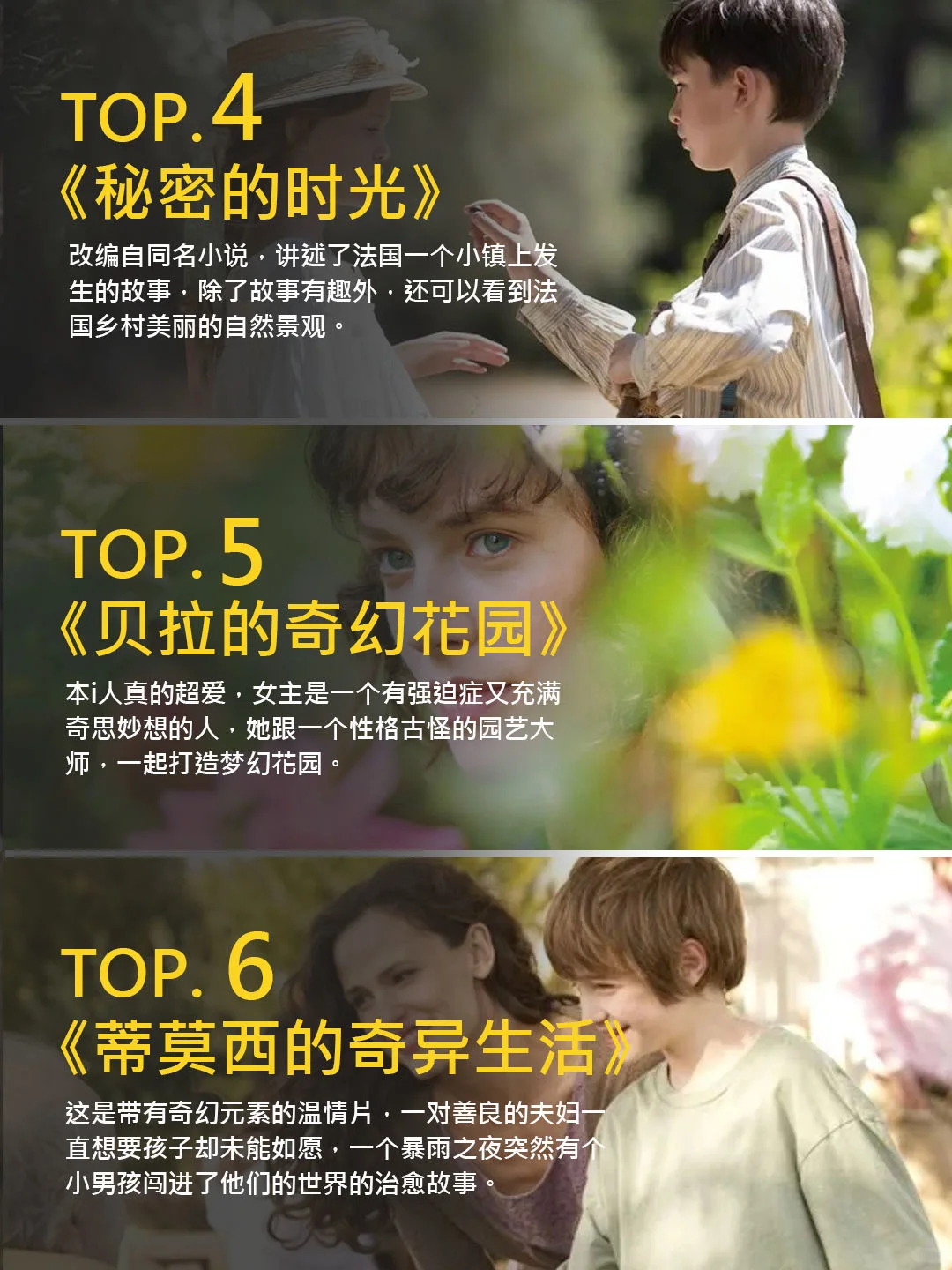 15部宅家必看英美治愈片💥安利给所有姐妹