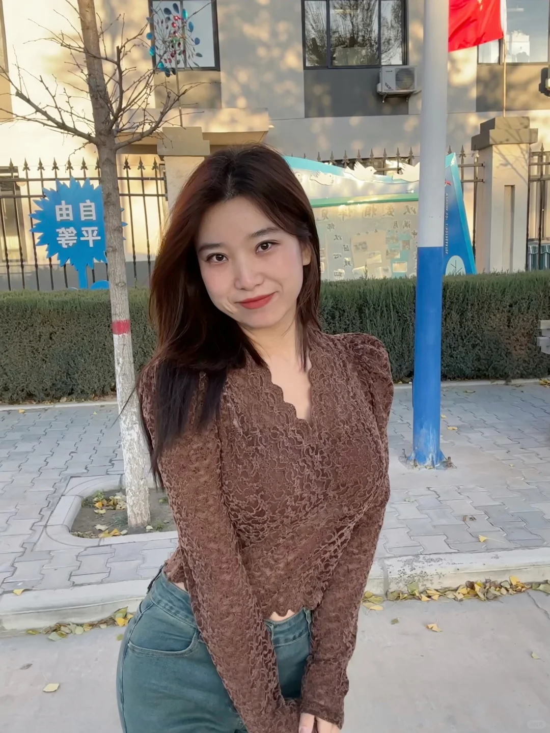 32岁女教师｜有种气色充盈的美！