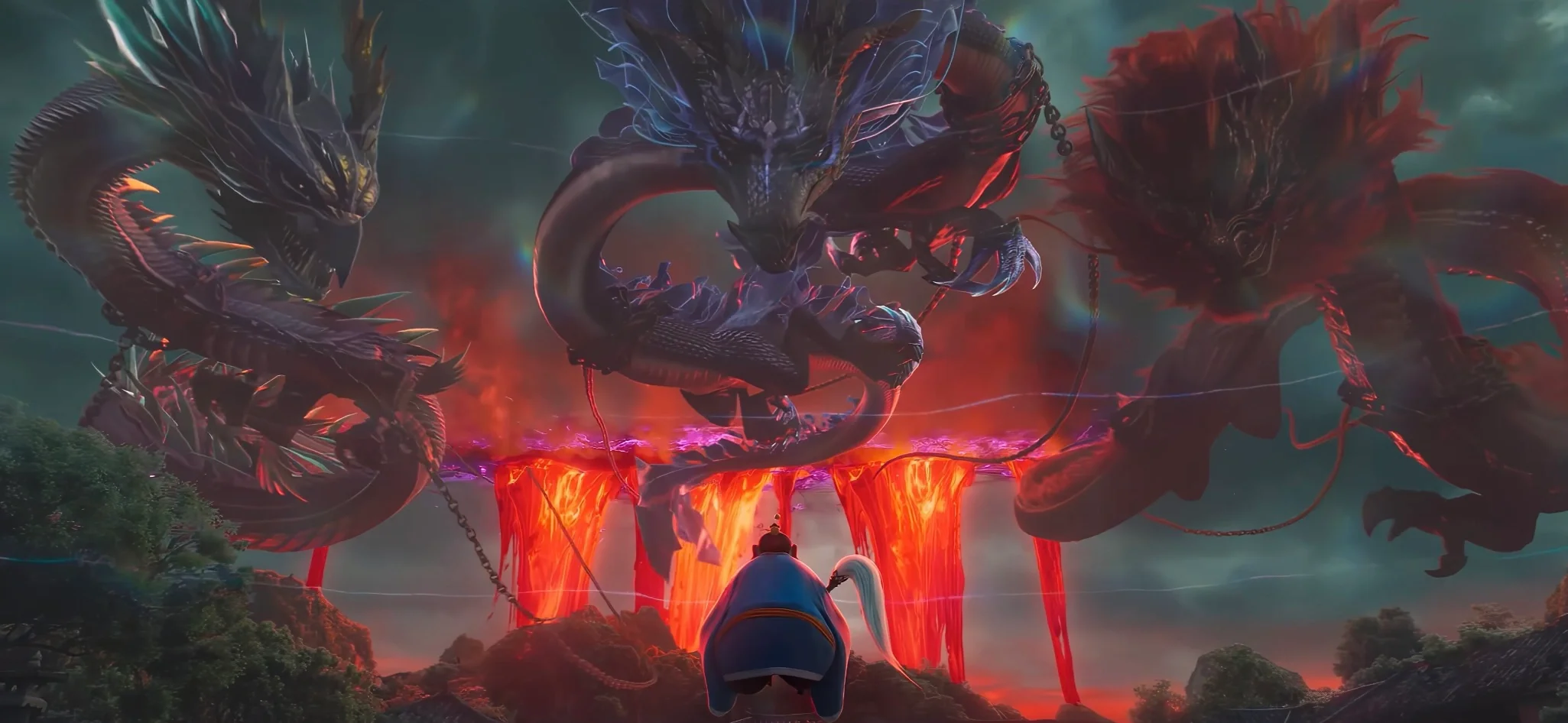 哪吒2里面震撼到令人窒息的画面