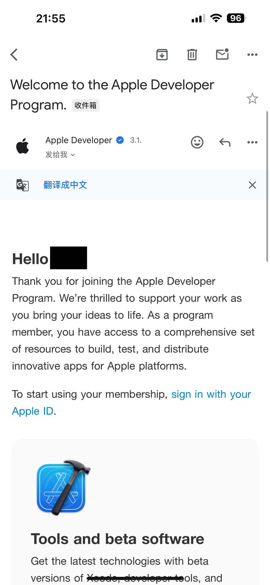 注册Apple Developer Program