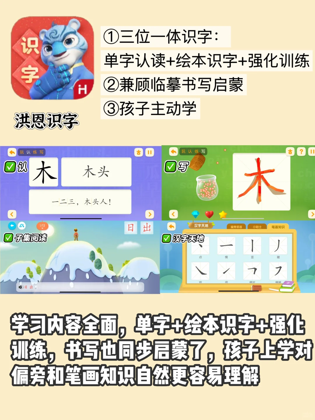 3-6岁识字启蒙❗️经验总结：识字工具大横评