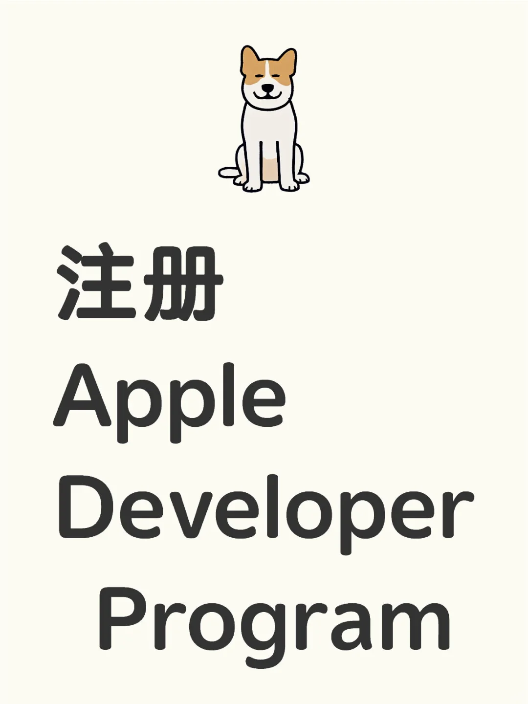 注册Apple Developer Program