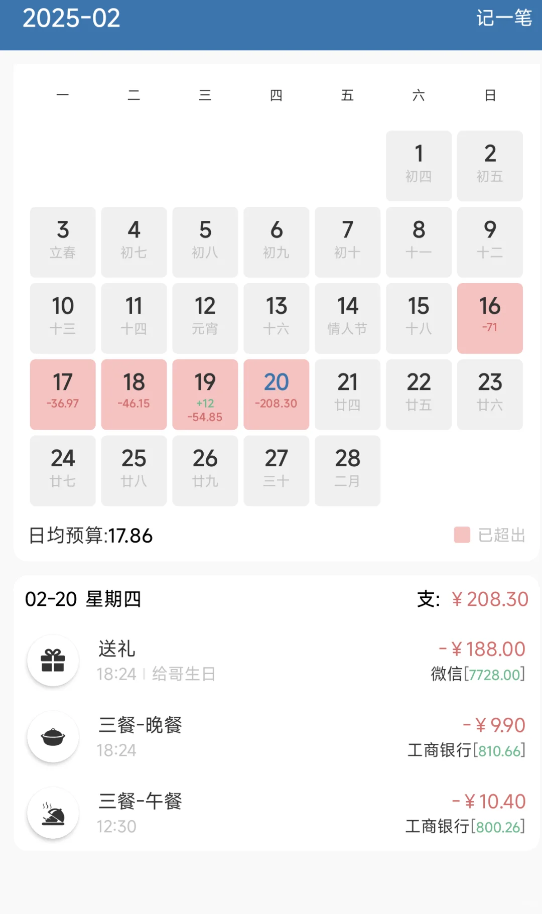 记账第四天，养成好习惯💪💪