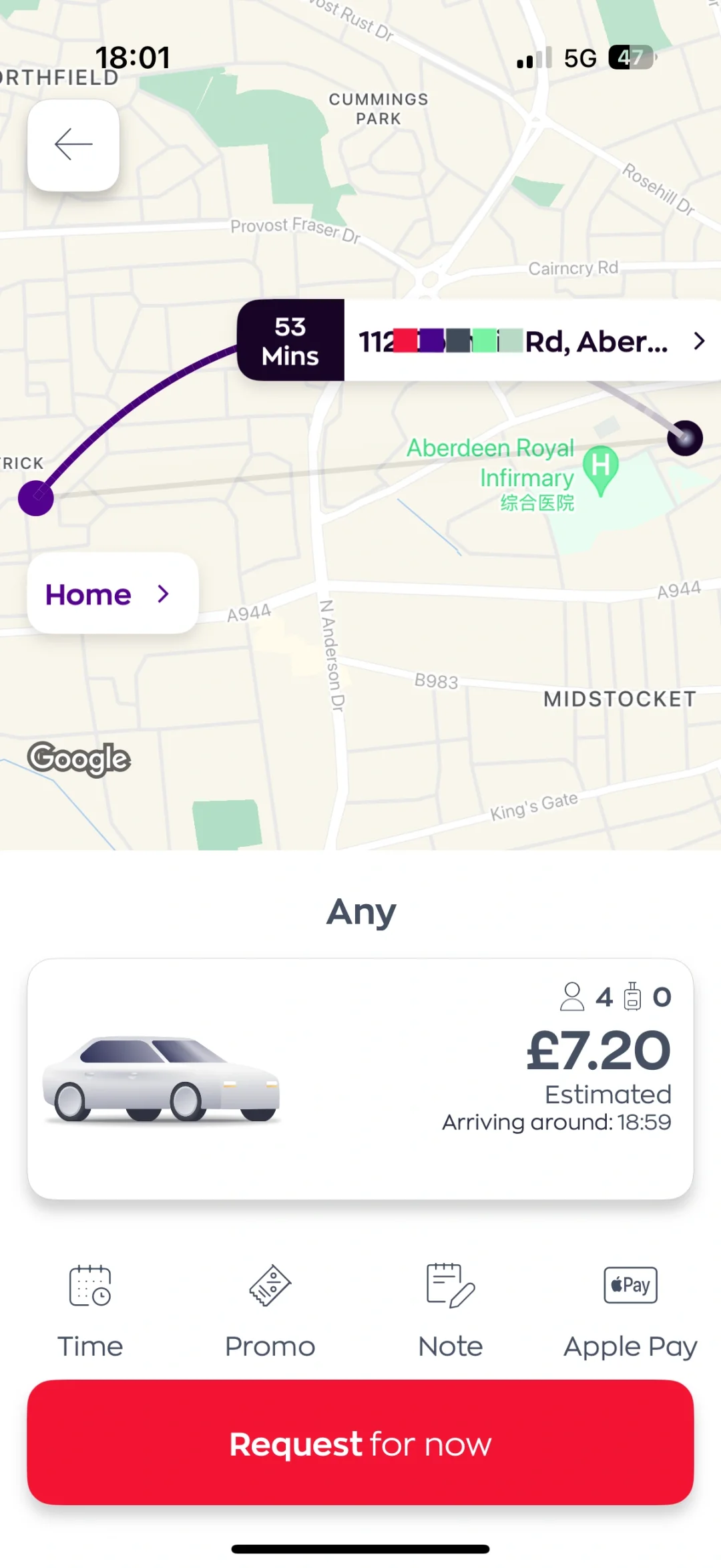 华人来Aberdeen（阿伯丁）的打车App好帮手❗️