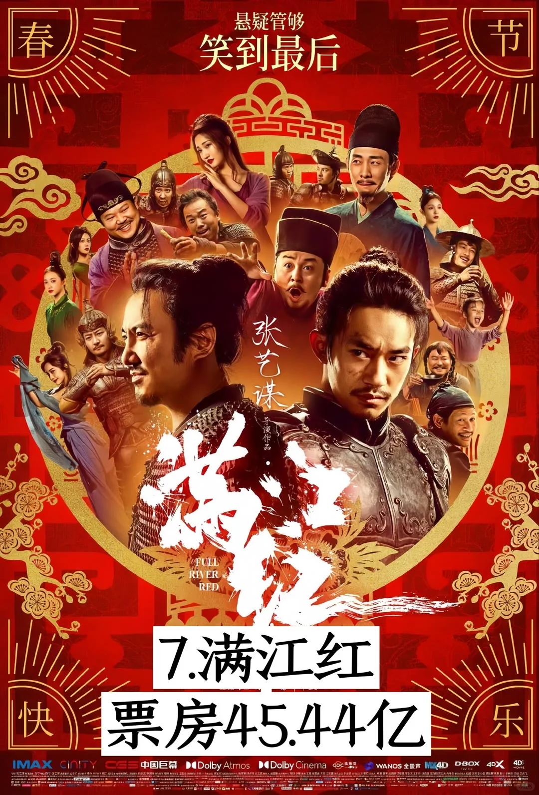 中国票房最多的十部电影