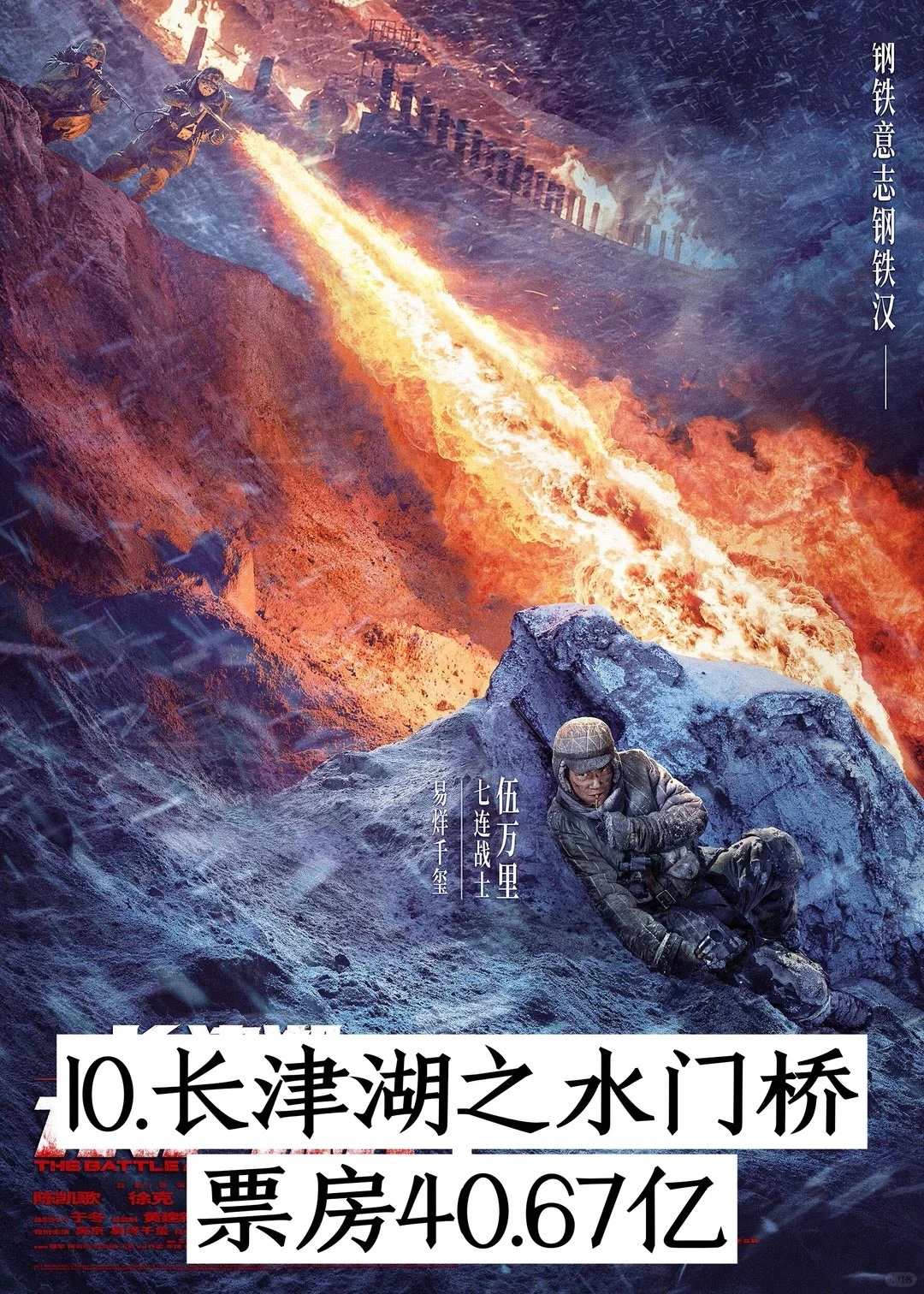 中国票房最多的十部电影