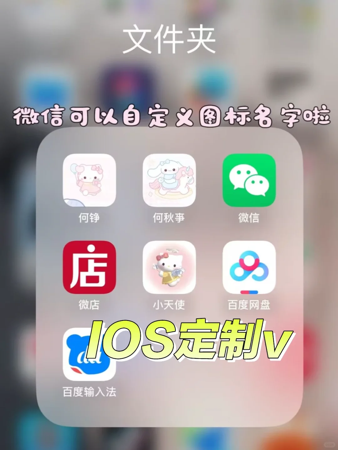 IOS 真的后悔用了这个定制v