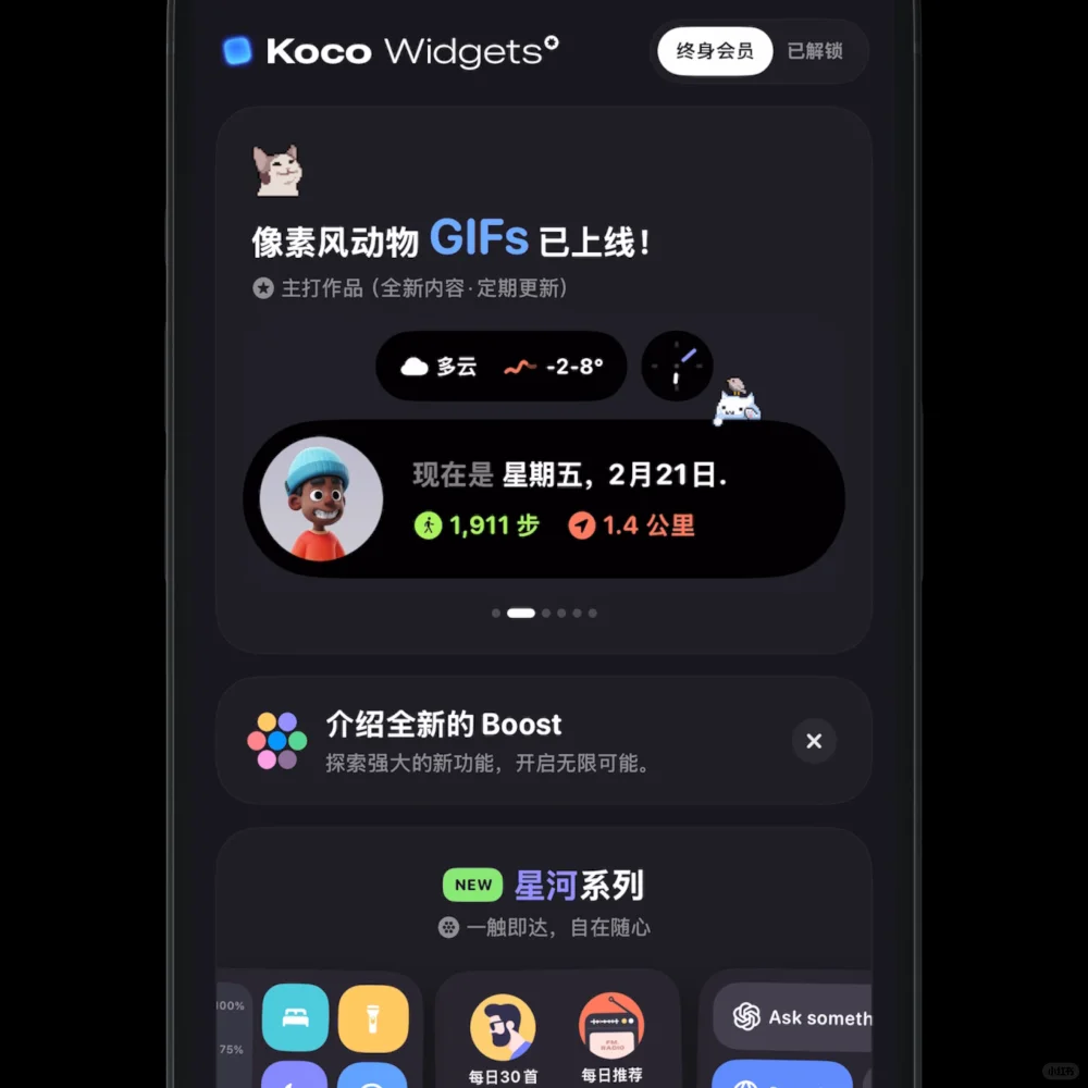 8个月执念，我做了个高级感小组件App