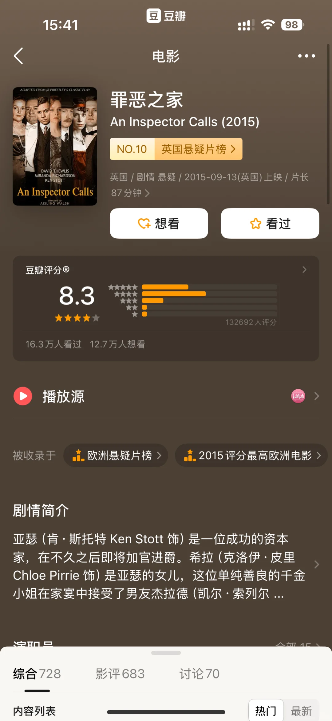 悬疑党速码！这10部冷门9分神作！