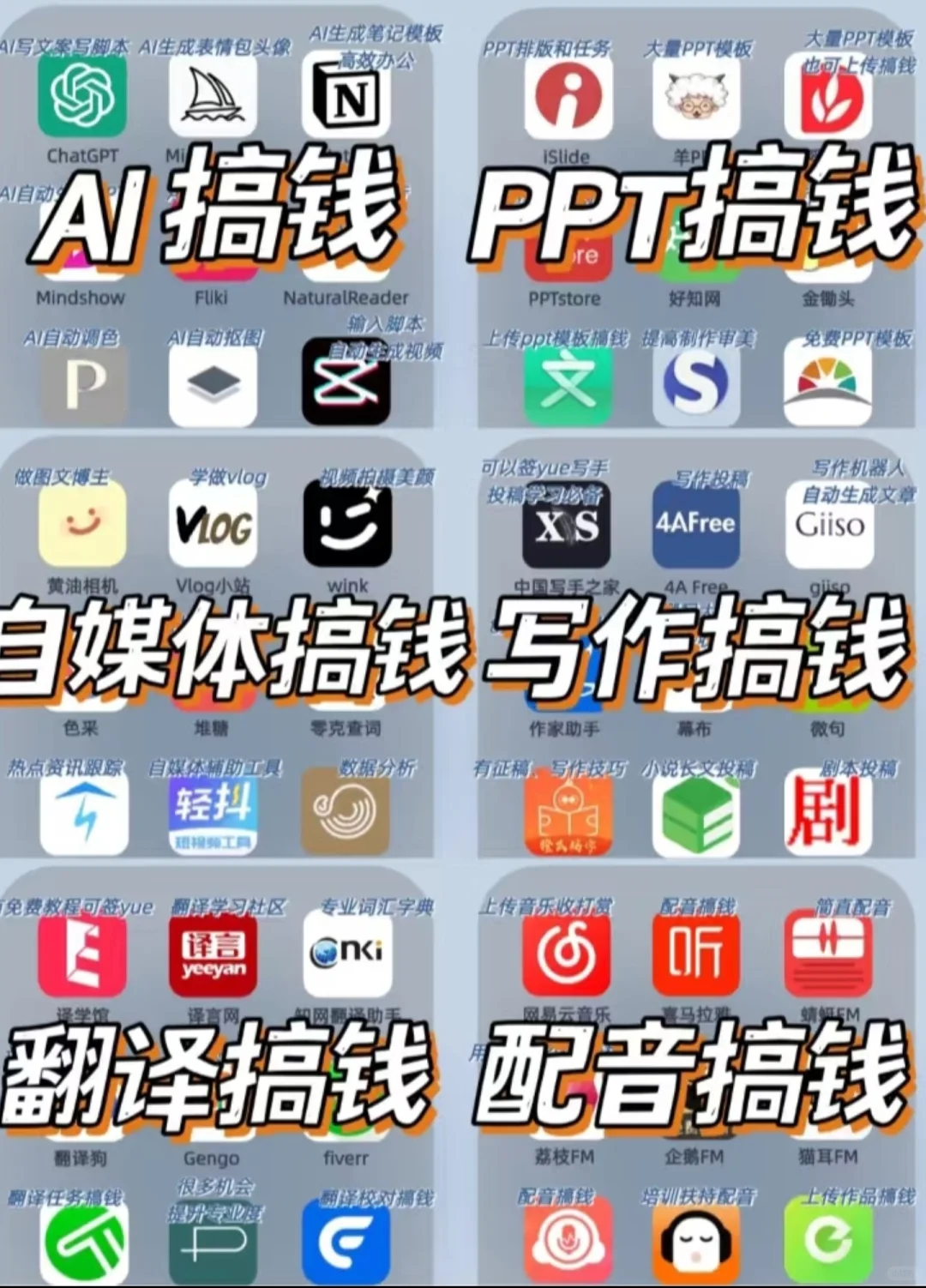 缺钱必看🔥赚钱的五十四个软件