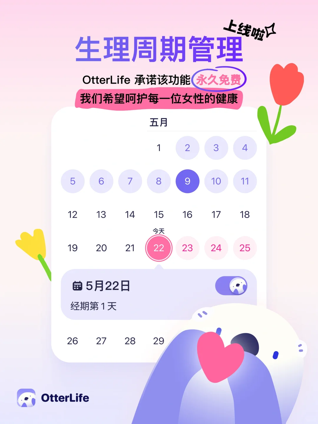 不止月经记录💗我们做了关心女性健康的app