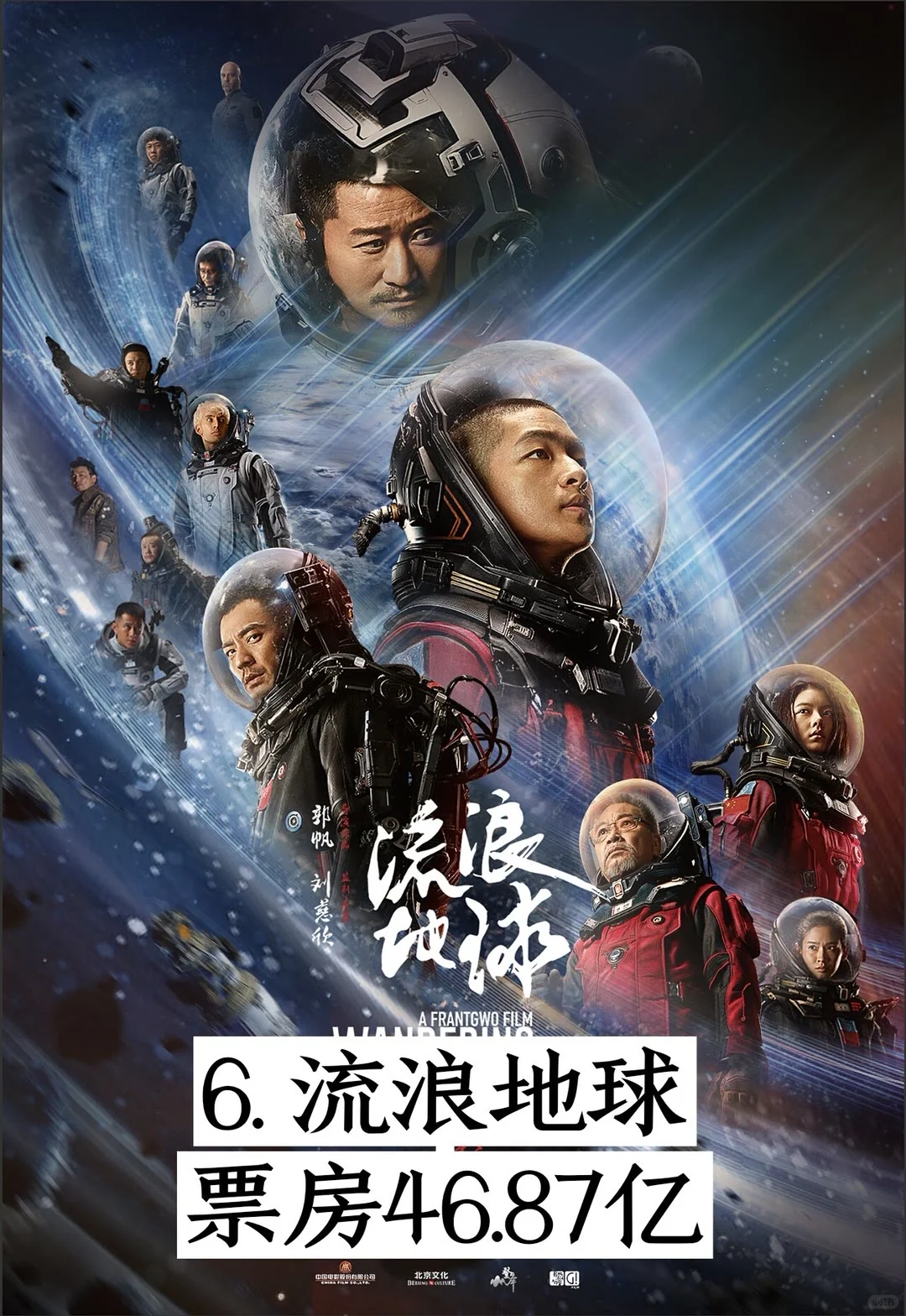 中国票房最多的十部电影