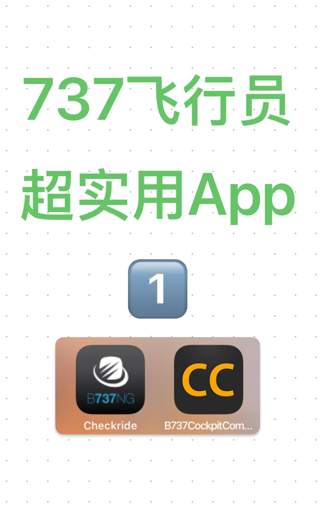 737飞行员实用App（一）