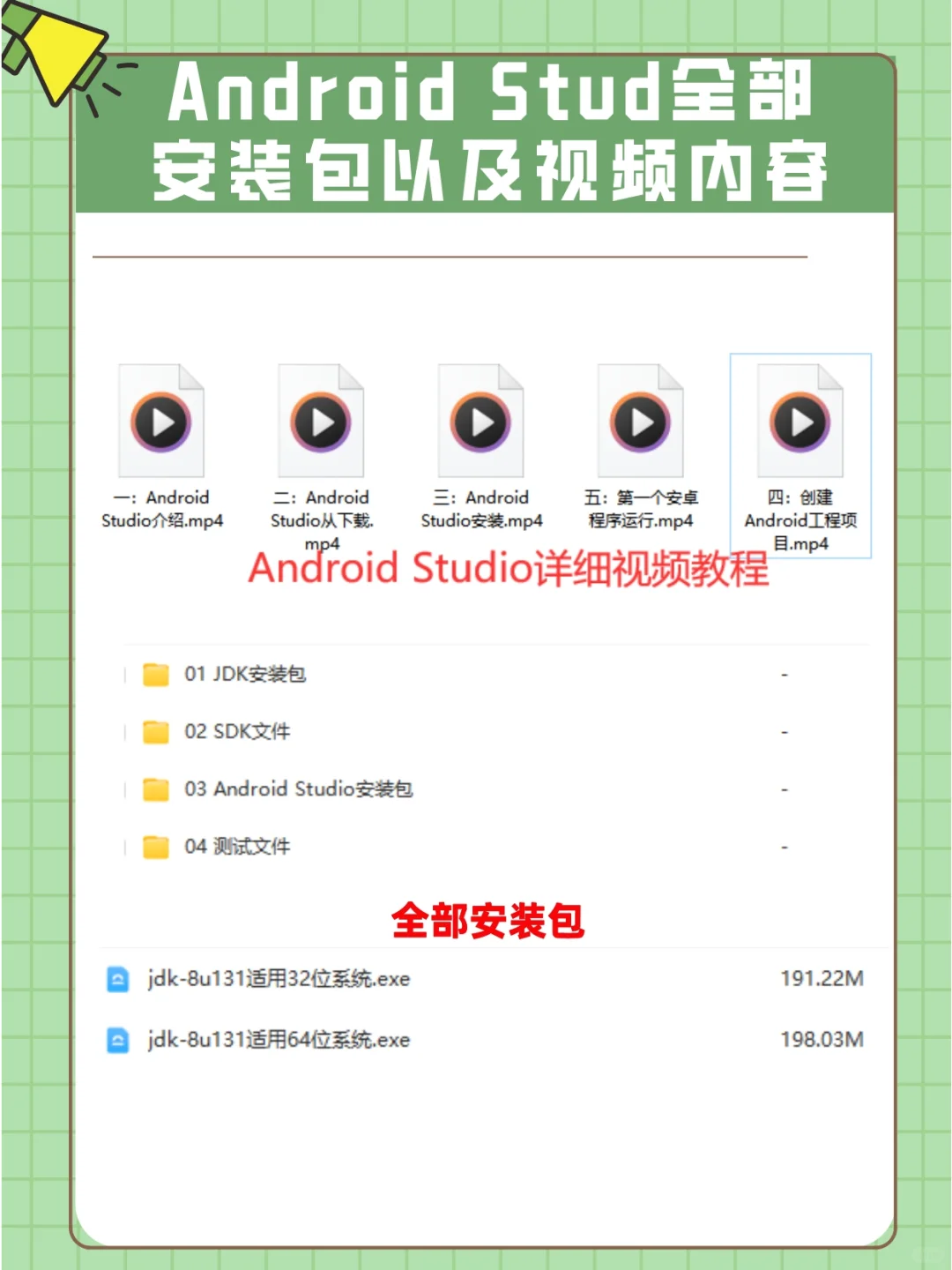 三步解决Android Studio的下载与安装~