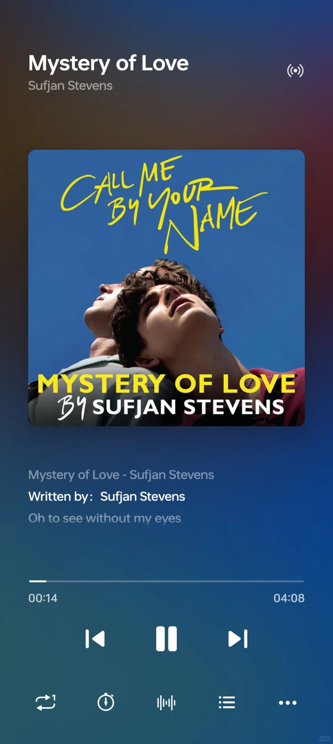 好喜欢这个音乐软件的简洁界面