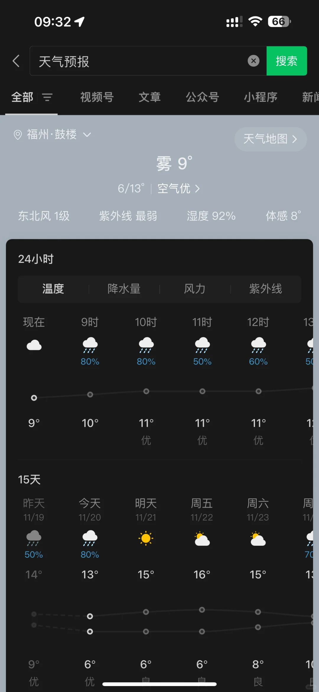 这抽风的iPhone天气应用真的受不了了！