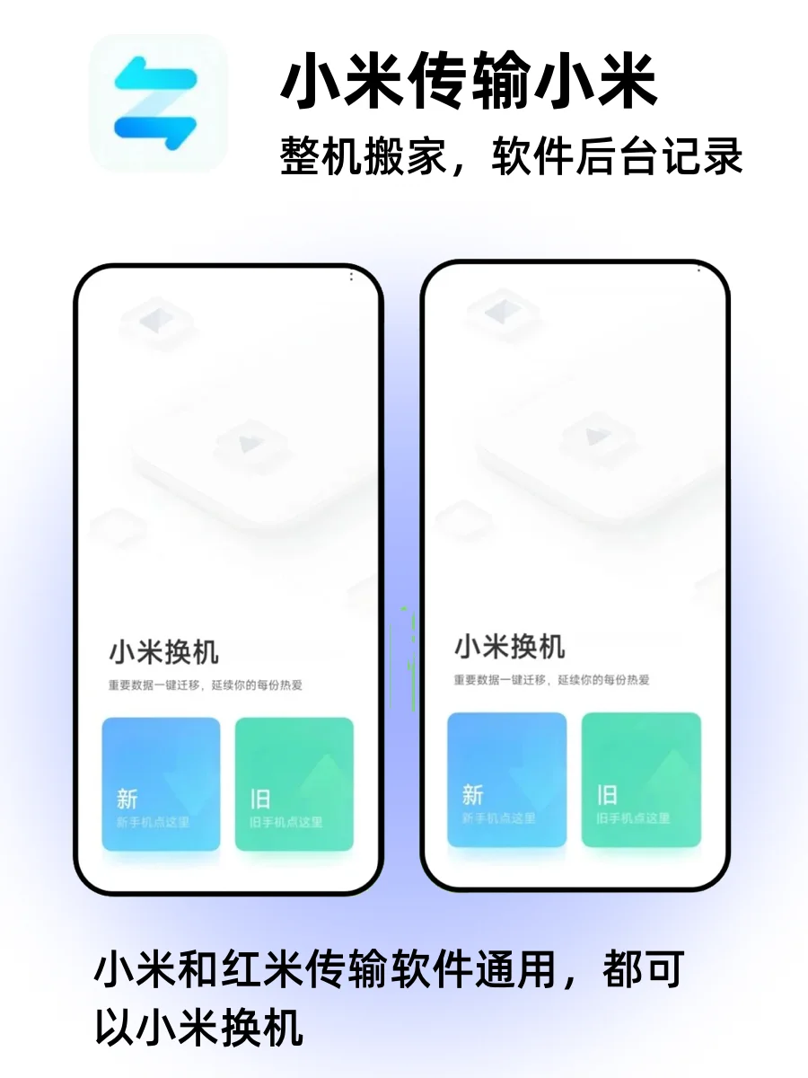 不同品牌手机一键换机✨，数据迁移App集合