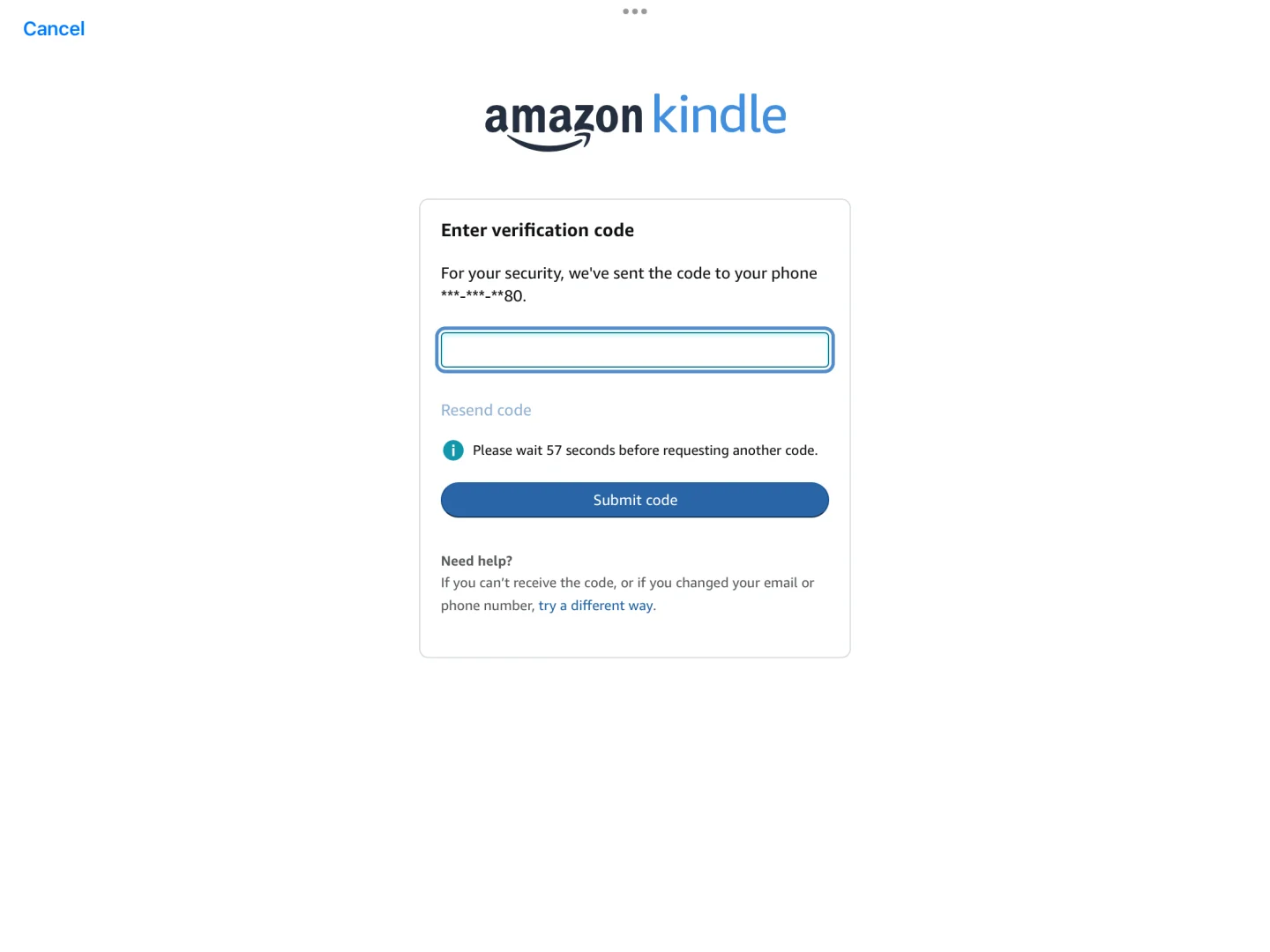 ios版kindle app登录不了啊！！！