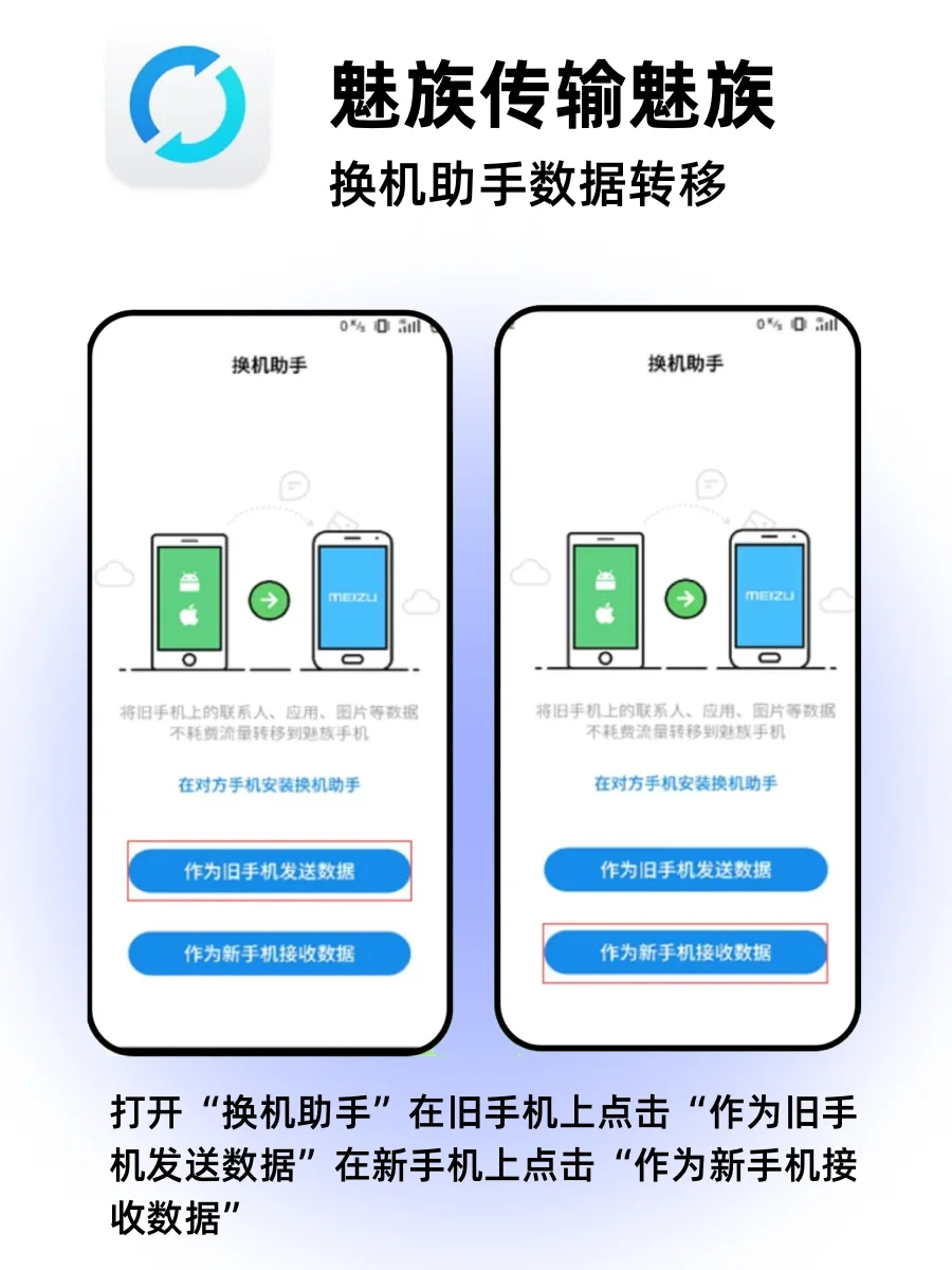 不同品牌手机一键换机✨，数据迁移App集合