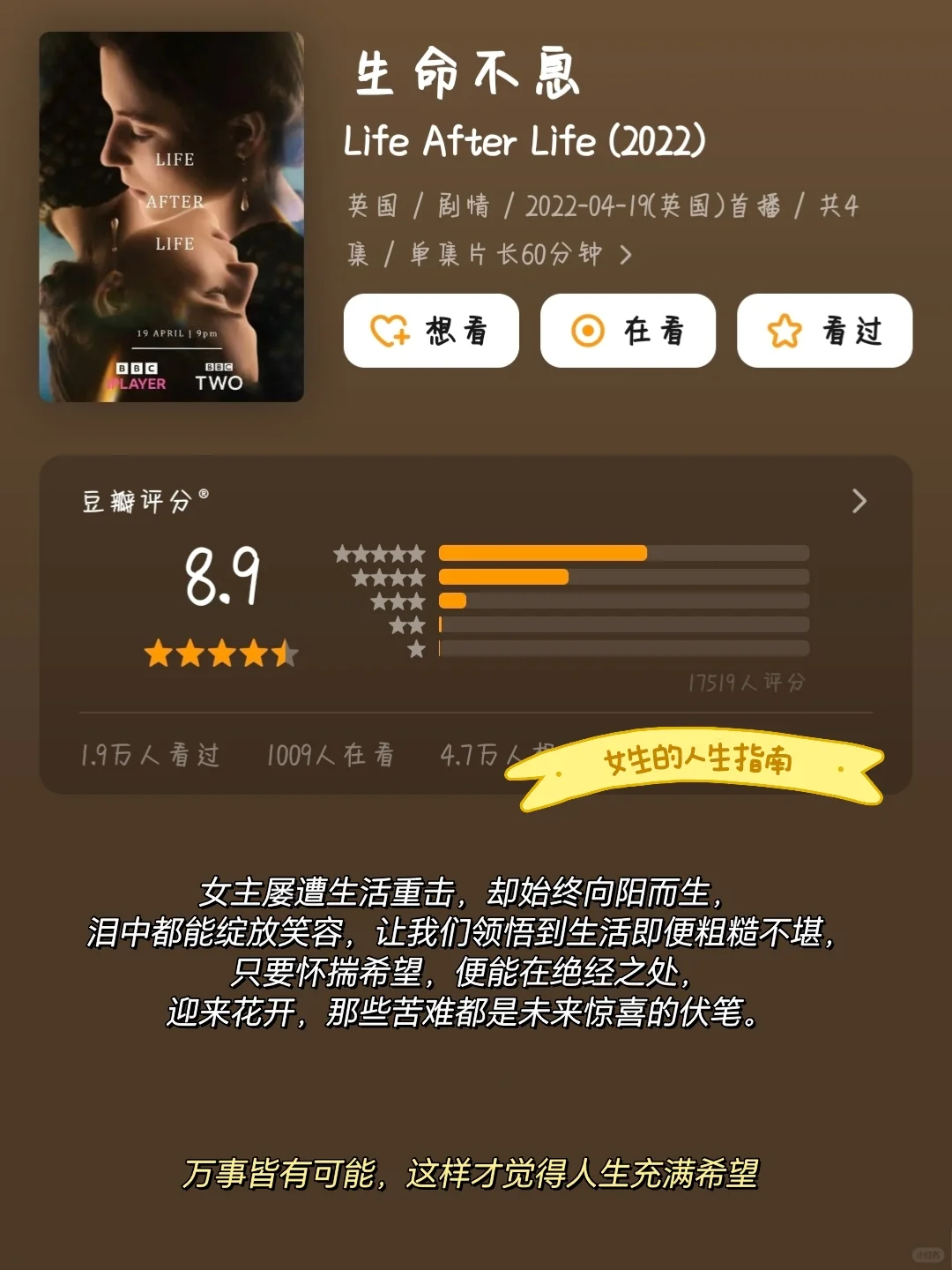 内核不稳的女生，请狂刷这9️⃣部电影🔥