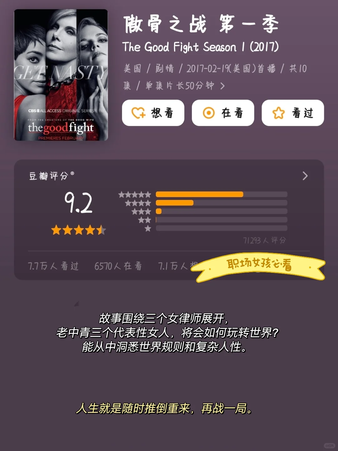 内核不稳的女生，请狂刷这9️⃣部电影🔥