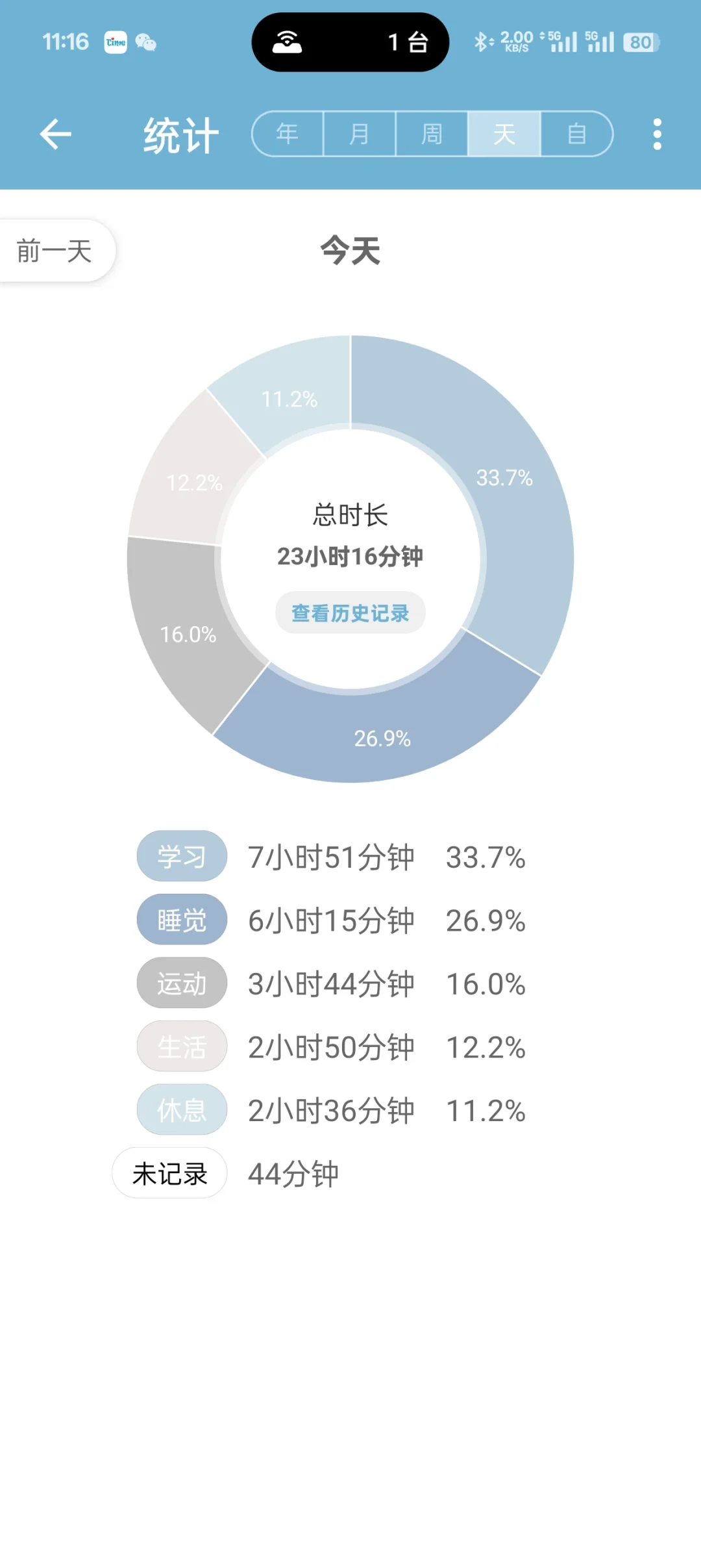 安卓！记录时间
