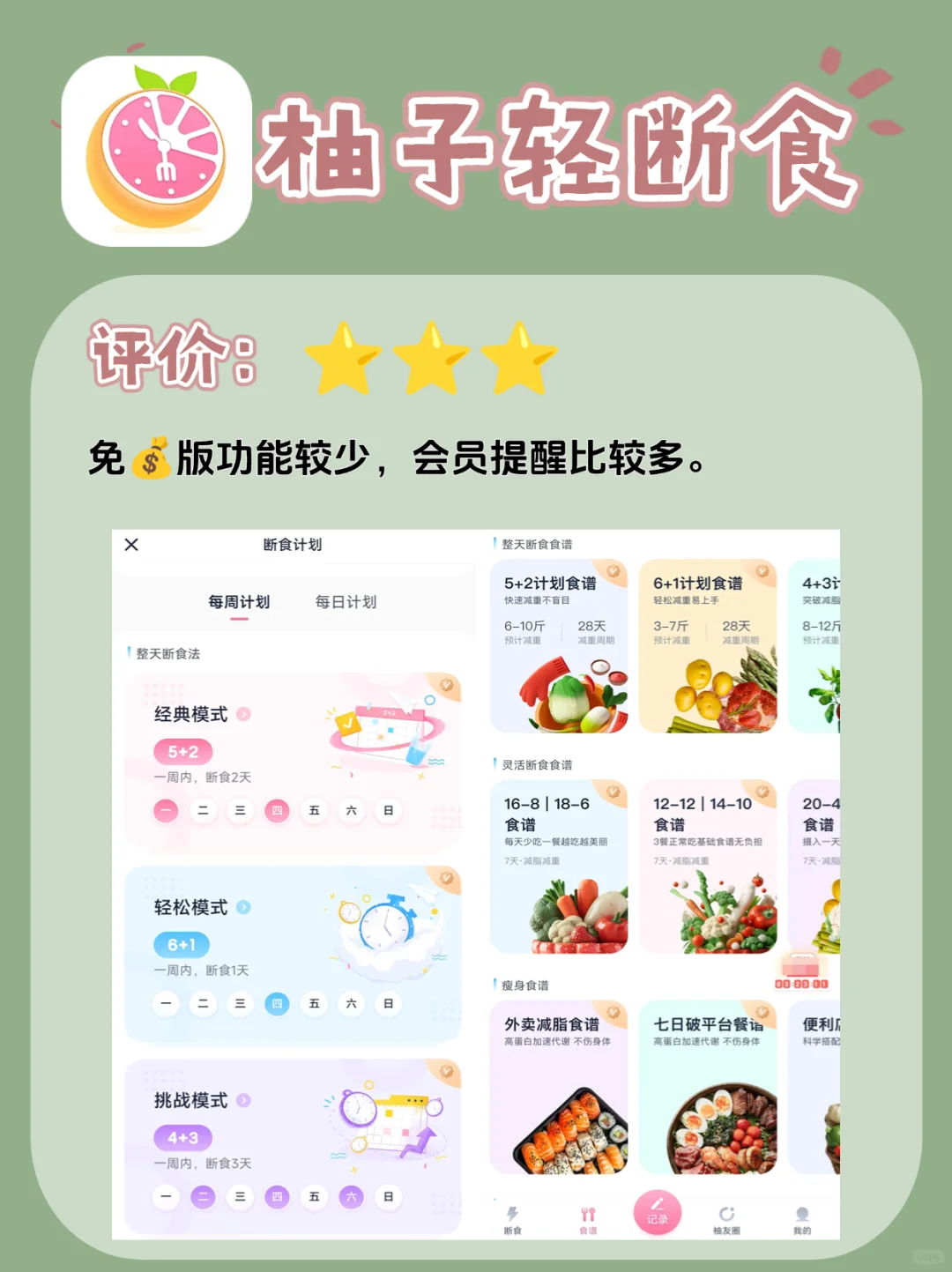 8款减肥APP测评!感兴趣的进!