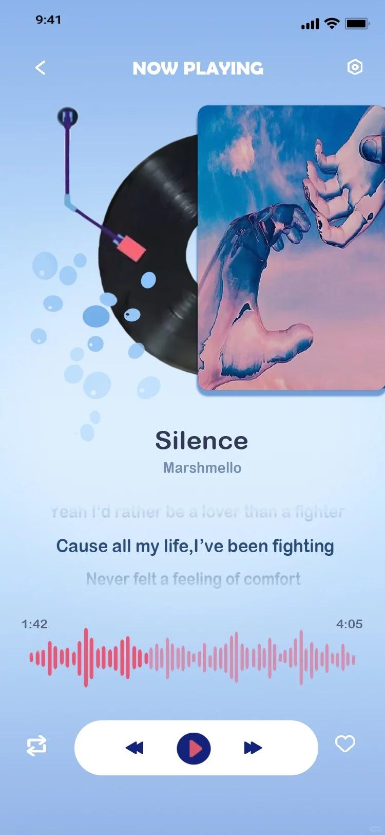 轻听音乐UI界面设计