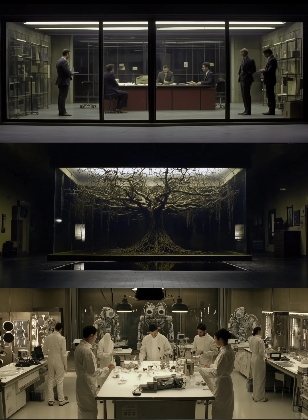 MJ情绪板参数，极具电影感，人物细节清晰