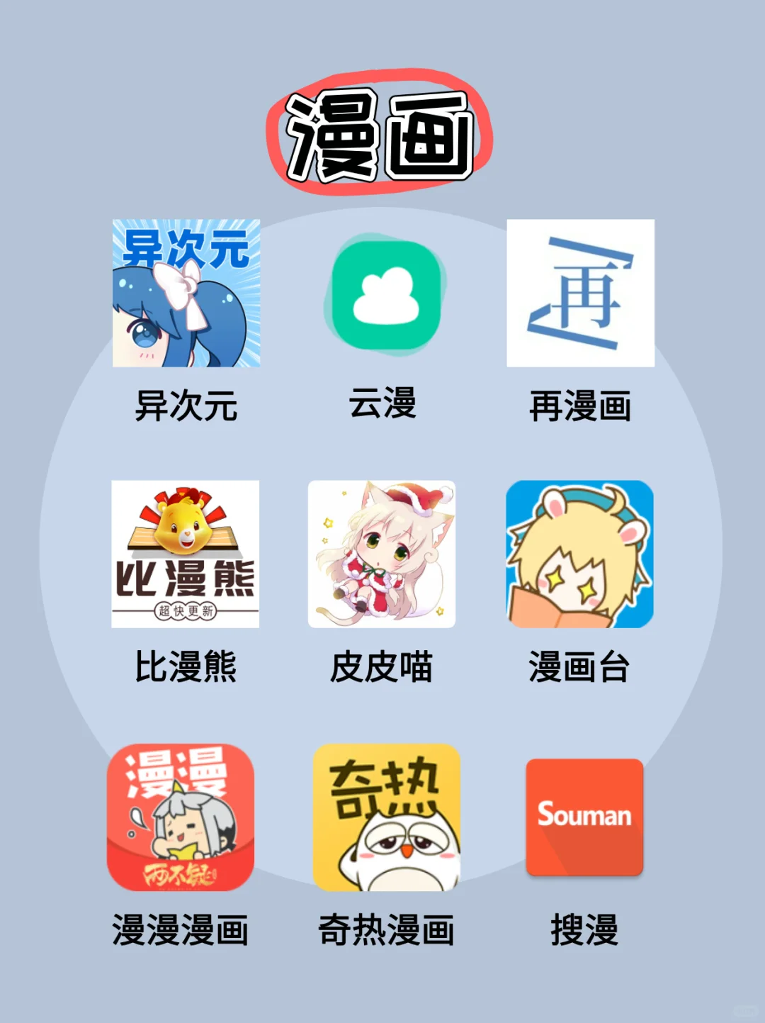 iOS 安卓看小说漫画 资源全又免费