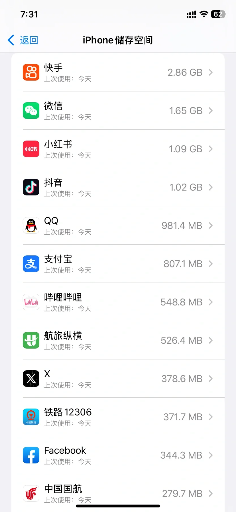 臃肿不堪的app