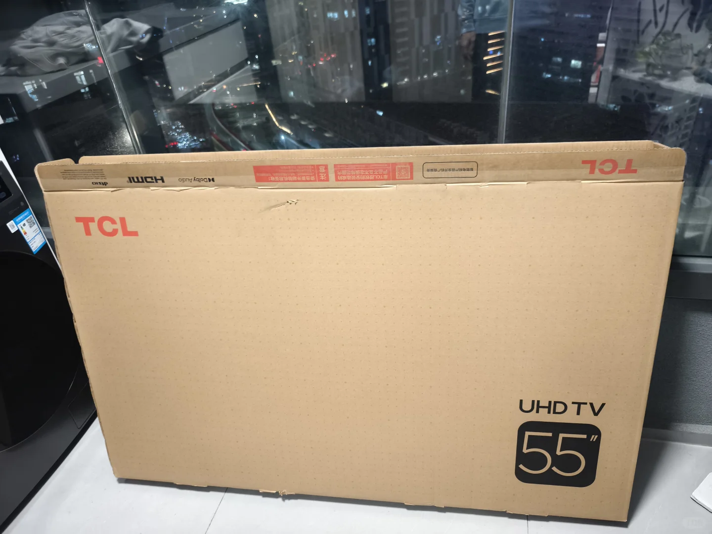 完整包装盒子，TCL电视 55V8H，转需