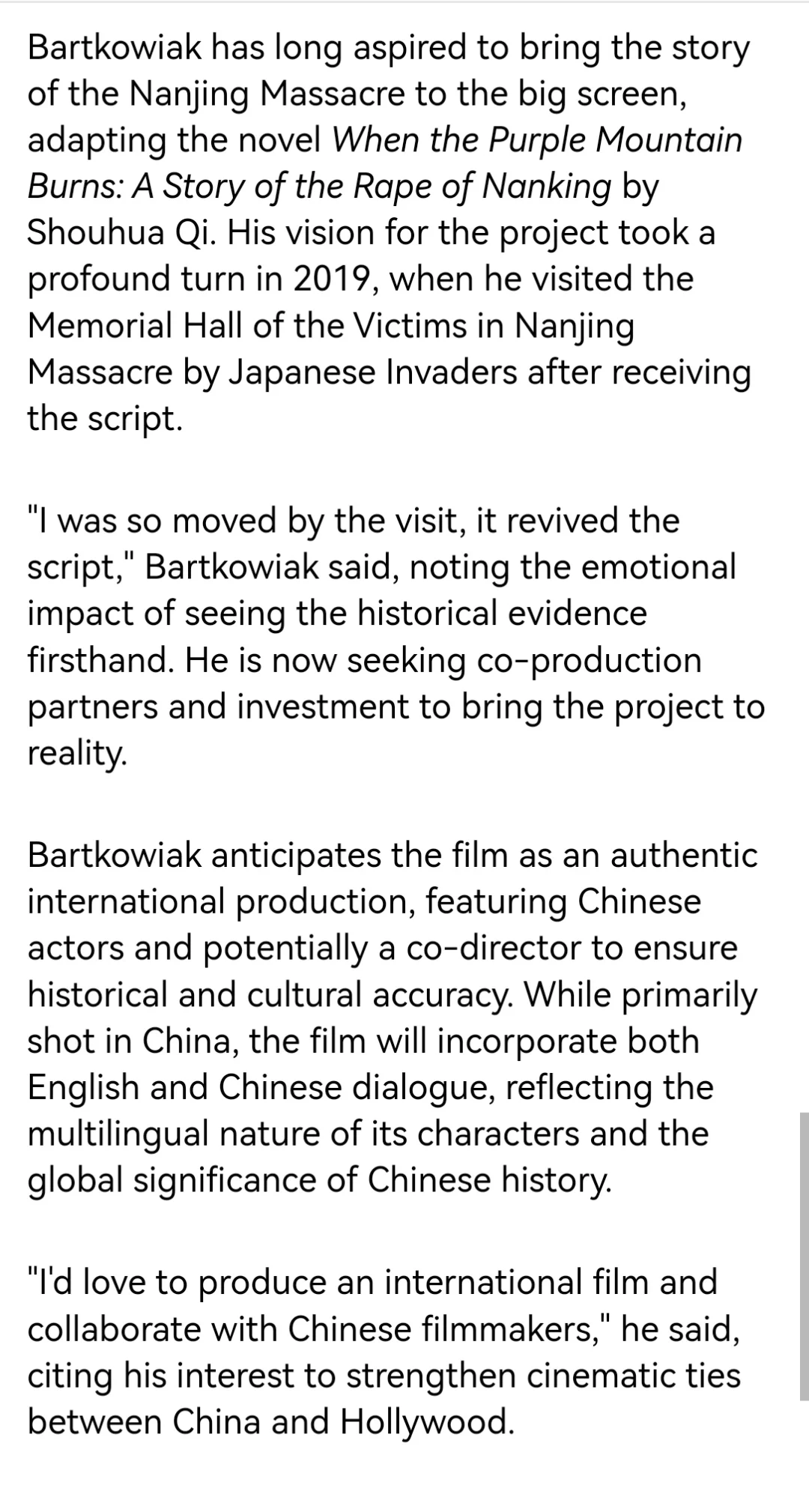 电影摄影师连接好莱坞和中国文化 250304