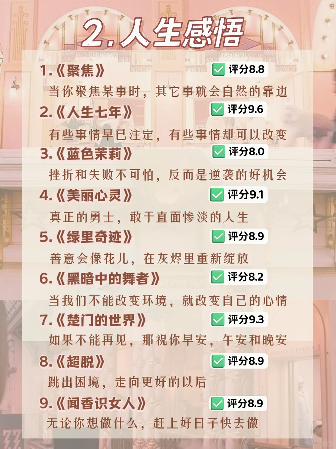 50部女生必看高分电影🔥悄悄超越同龄人❗