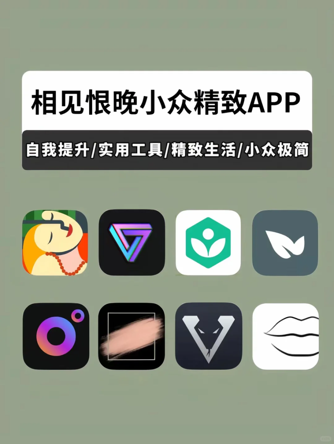 8️⃣款私藏小众高级 App全方位自我提升必备