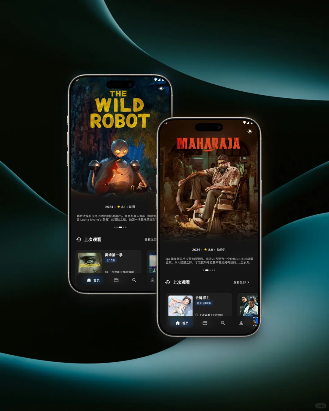 写了个手机app给自己家人看电影电视剧用