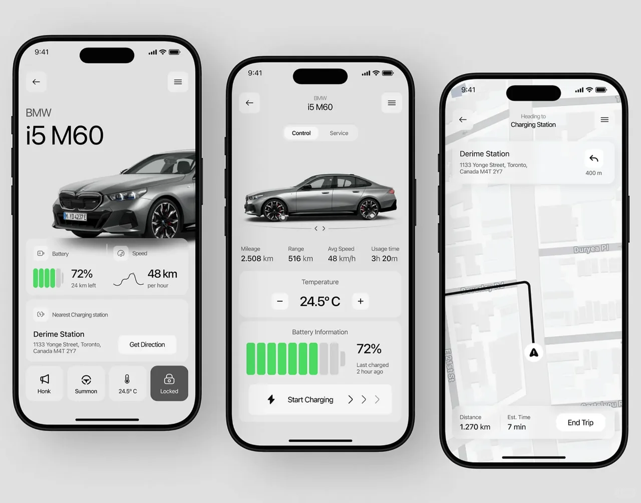 优秀UI设计分享-汽车类app界面设计