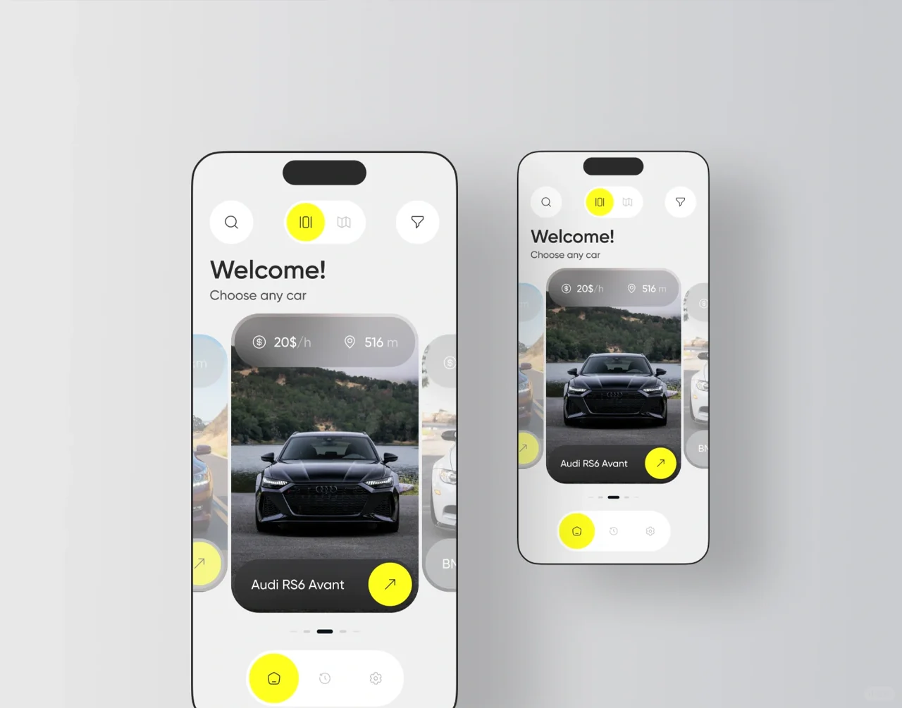 优秀UI设计分享-汽车类app界面设计
