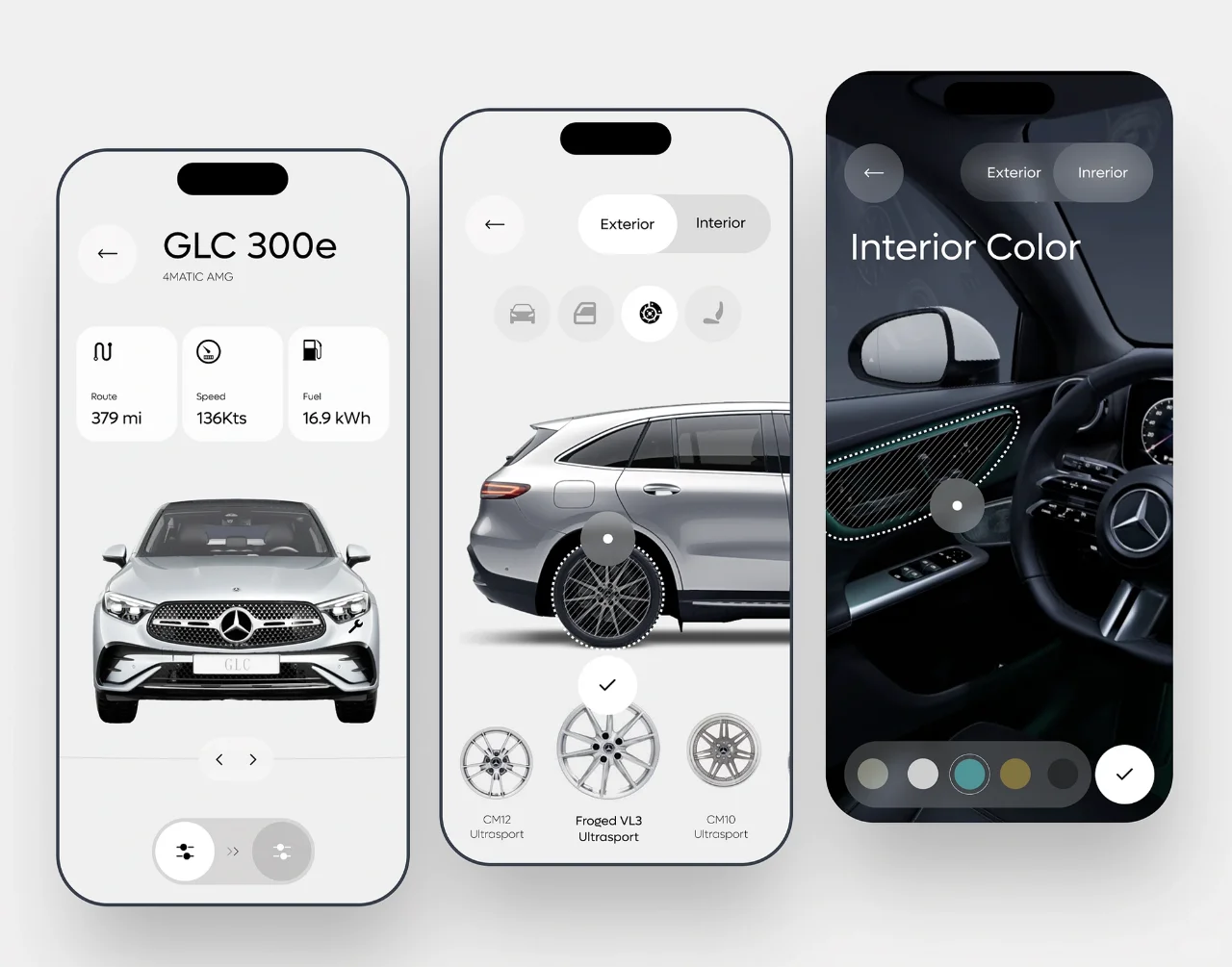 优秀UI设计分享-汽车类app界面设计